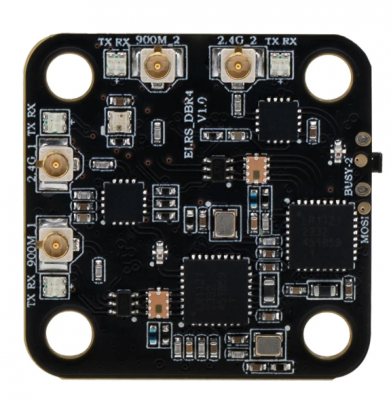 Приймач RadioMaster DBR4 Dual Band Xross Gemini ELRS — 2.4 ГГц + 900 МГц