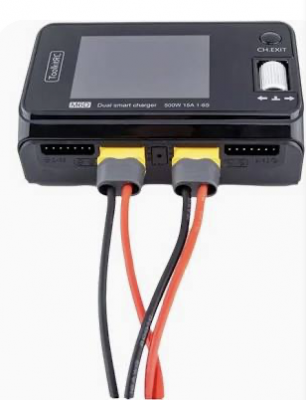 Зарядний пристрій ToolkitRC M6D 500W — 2 канали, LiPo 1-6S, IPS-дисплей