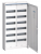 Щит Univers IP44/II 950x550x161мм 144мод.(2x72), Hager, FWB62S
