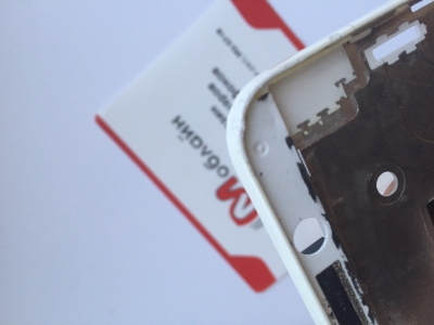 Передняя белая рамка для Lenovo A916 бу