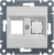 Панель подвійна для RJ12/RJ45 тел./комп. Lumina-2, біла, Hager, WL2320