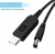 Кабель живлення роутера від повербанка з перетворювачем на 9V, DC 2.1x5.5mm, USB 5V->9V, 1м