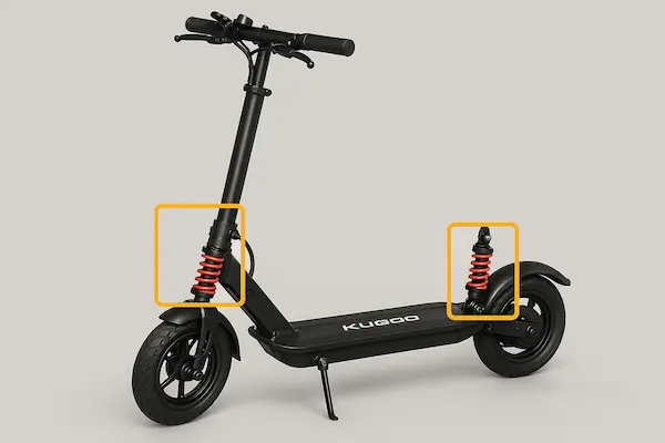 Амортизатори електросамоката Kugoo