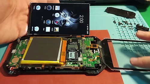Ремонт и перекатка микросхем в Blackview bv6000