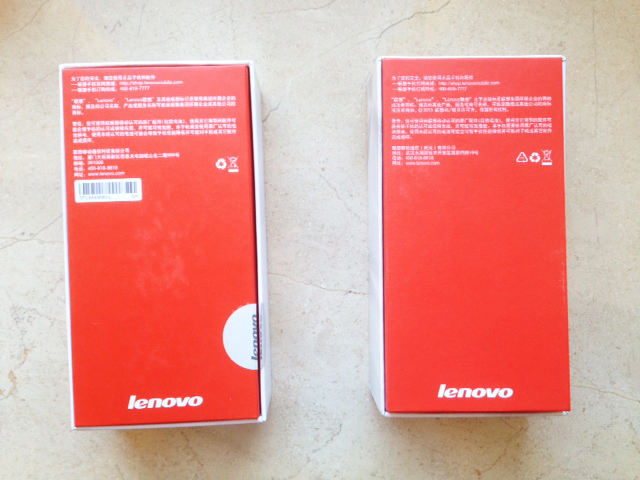 Задняя часть коробки lenovo s650