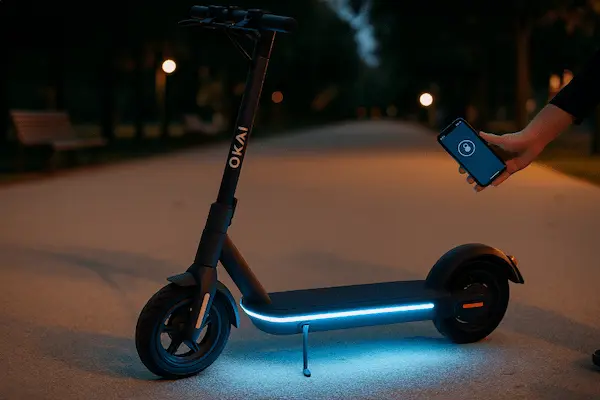 OKAI ES30 NEON PRO з LED підсвіткою та NFC