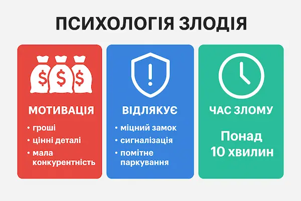 Психологія злодіїв самокатів
