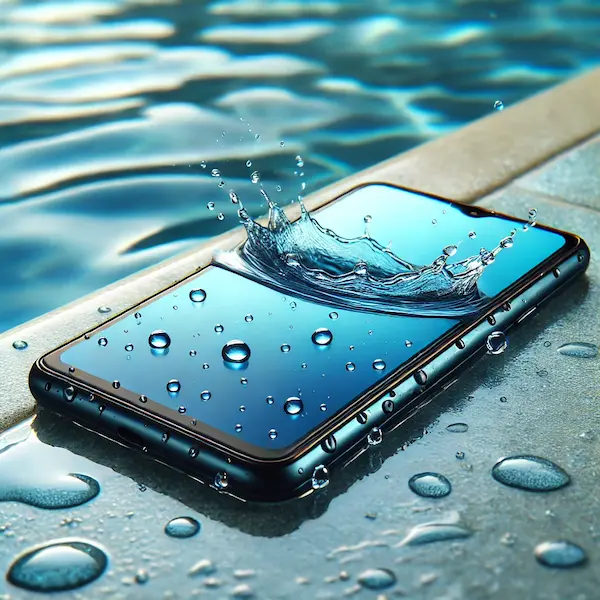 Водозахищений смартфон біля води
